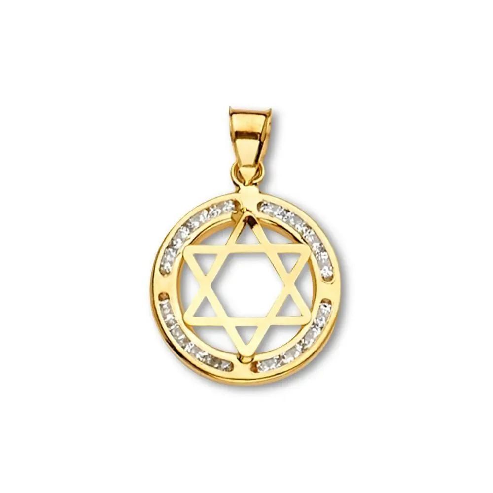 14K Gold Star of David Pendant | Jewish Faith Symbol By Tehrani Jewelry
